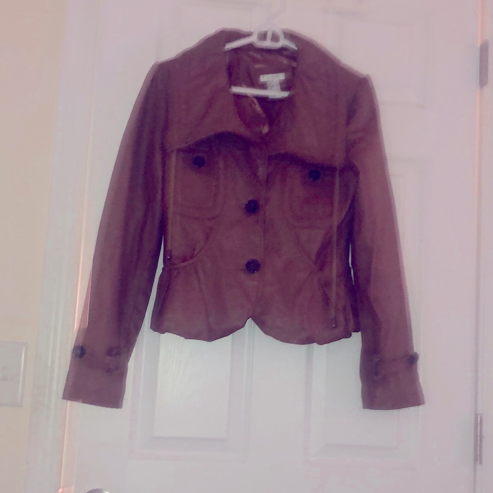 Cache Women's Tan Leather Jacket - Picture 2 of 12